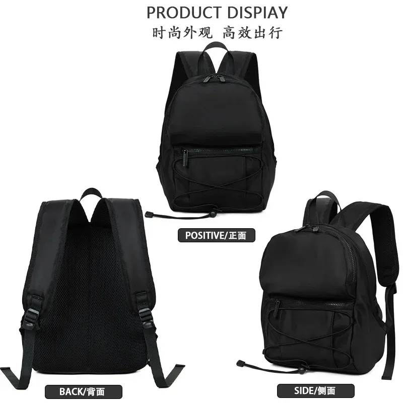 sac à dos pour hommes mode petit homme cartable à bandoulière sacs à dos de voyage mini sac à dos masculin 2026 sport de plein air noir sac à dos