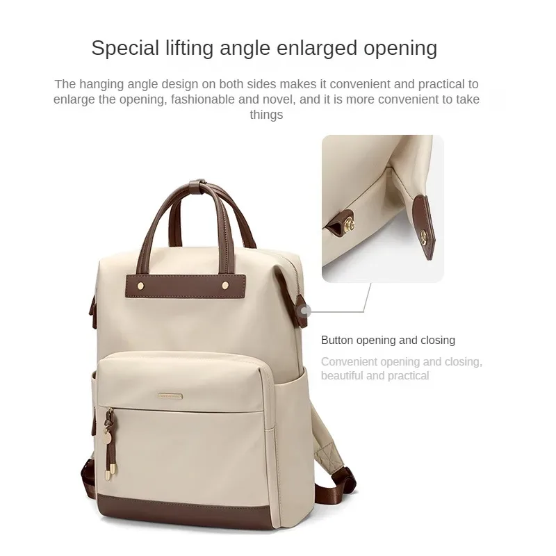 sac à dos de golf de grande capacité pour femme, cartable pour étudiant, sac d'ordinateur commpiedmont, sac à dos féminin minimaliste, déterminer