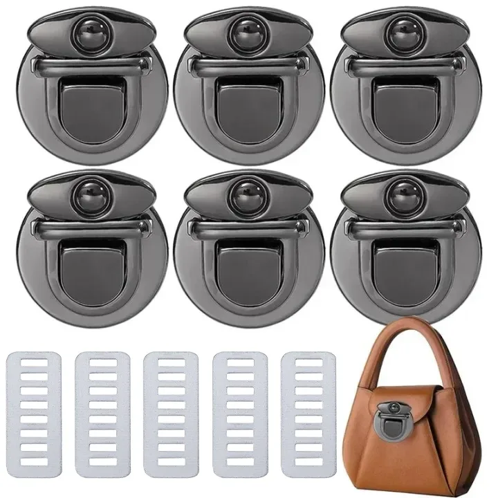 10 pièces serrures en métal sac fermoir boucles de capture pour sacs à main sacs à bandoulière sac à main fourre-tout fermetures fermoirs à pression bricolage artisanat sac accessoires