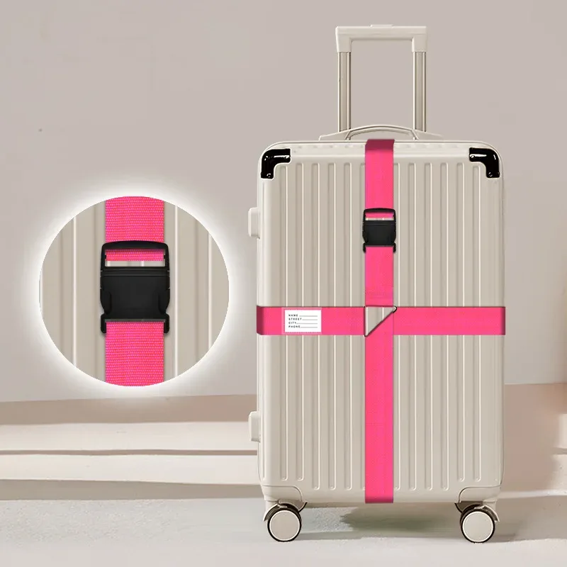 sangles à bagages avec cadenas à combinaison, sangles épaissies pour valises et chariots, sangles à cadenas à combinaison pour voyages internationaux