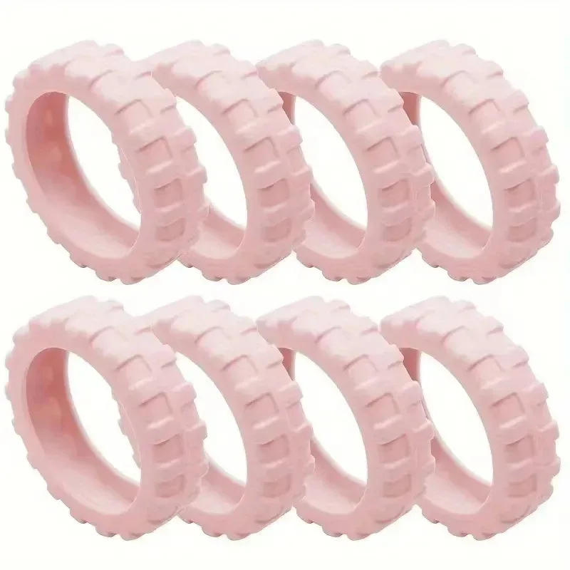 housse de roue de bagage en caoutchouc épais, manchon de protection, roue universelle résistante à l'usure, housse en silicone pour valise de voyage