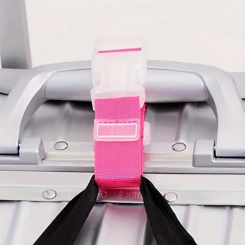 10 sangles de bagages de voyage aux couleurs vives, en polyester durable, réglables, à libération rapide, légères, faciles à utiliser, couleurs assorties bleu orange