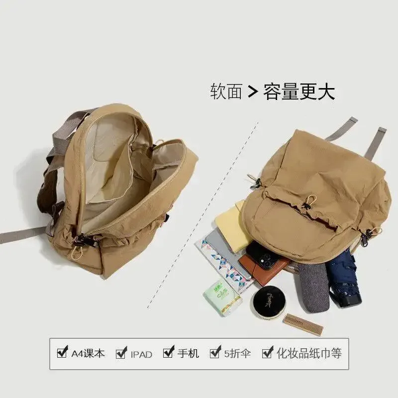 nouveau sac à dos étanche de voyage de grande capacité en vente personnalité simple décontracté léger sac à dos de sport pour hommes et femmes