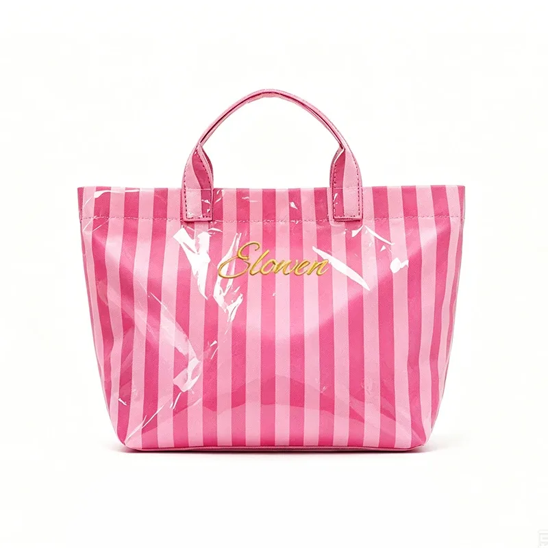 sac fourre-tout rayé personnalisé 1 pièce, sac de plage sur mesure, sac de voyage étanche, cadeau pour demoiselle d'honneur, cadeaux pour enterrements de vie de jeune fille, cadeau de mariage