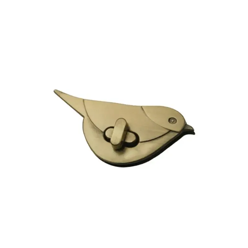 fermoirs en métal motif chat/oiseau pour sacs, pour la fabrication artisanale de sacs à main en cuir, sacs à bandoulière, accessoires de décoration et de quincaillerie