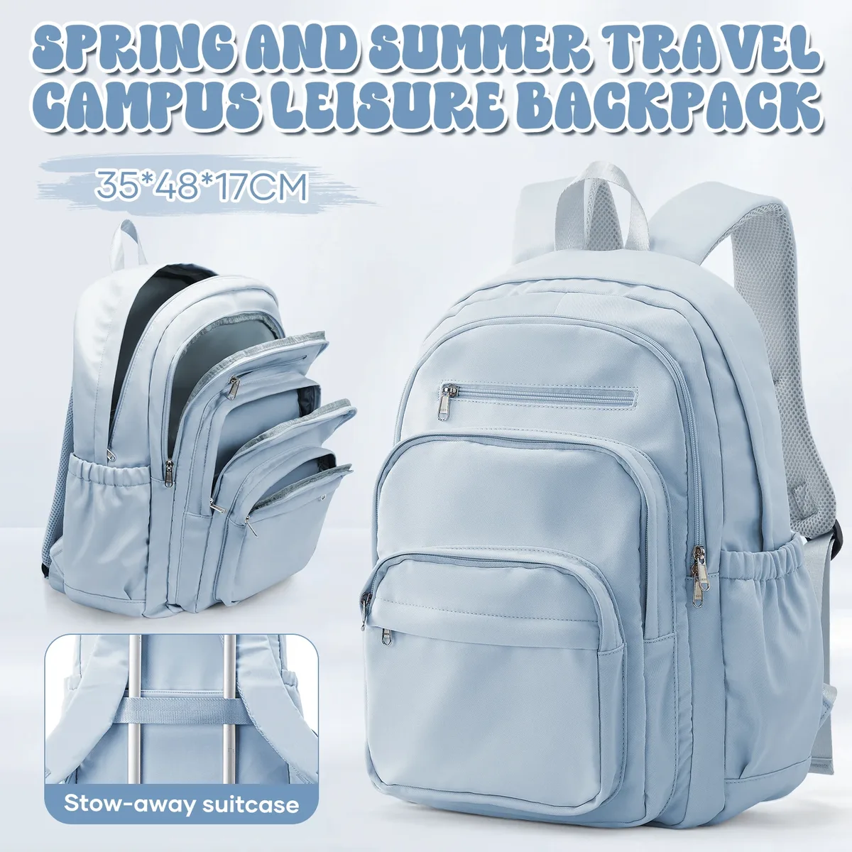 sac à dos imperméable grande capacité pour étudiantes du collège et lycée, style ins