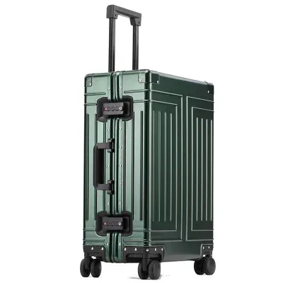 valise à roulettes snugcozy de haute qualité, 100 % aluminium-magnésium, idéale pour les voyages, parfaite pour les valises de marque spinner