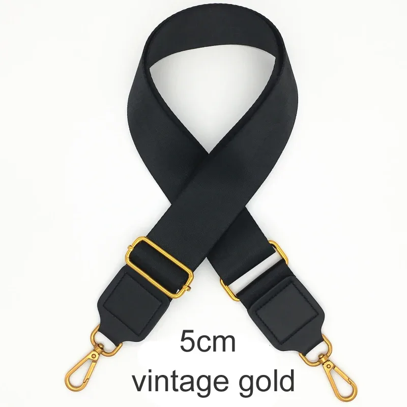 sangles de sac de couleur noire pour femmes, sacoches à bandoulière, ceinture large réglable, accessoires de pièces de sac à bandoulière
