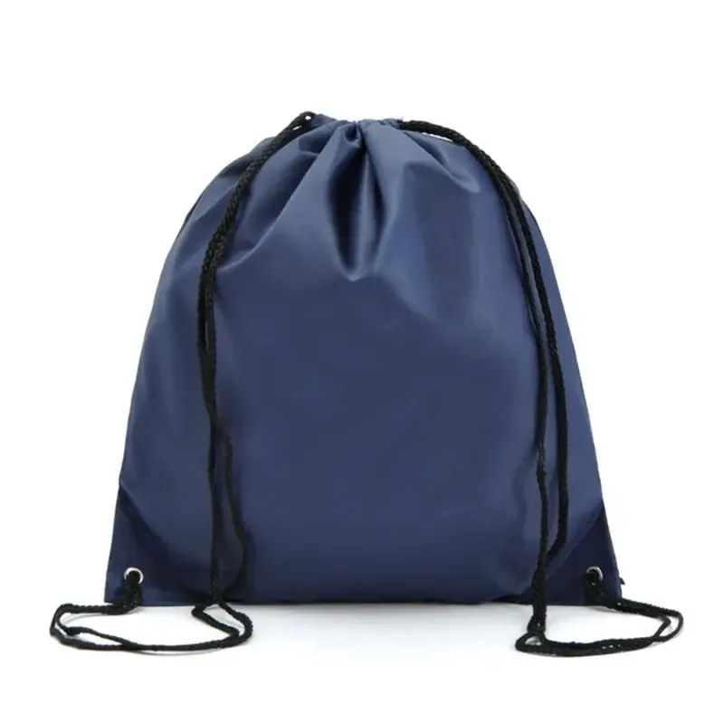 sac de sport oxford portable 210d, sacs à cordon en nylon, sac à dos d'équitation avec ceinture, sac à chaussures à cordon de serrage pour vêtements, vente en gros