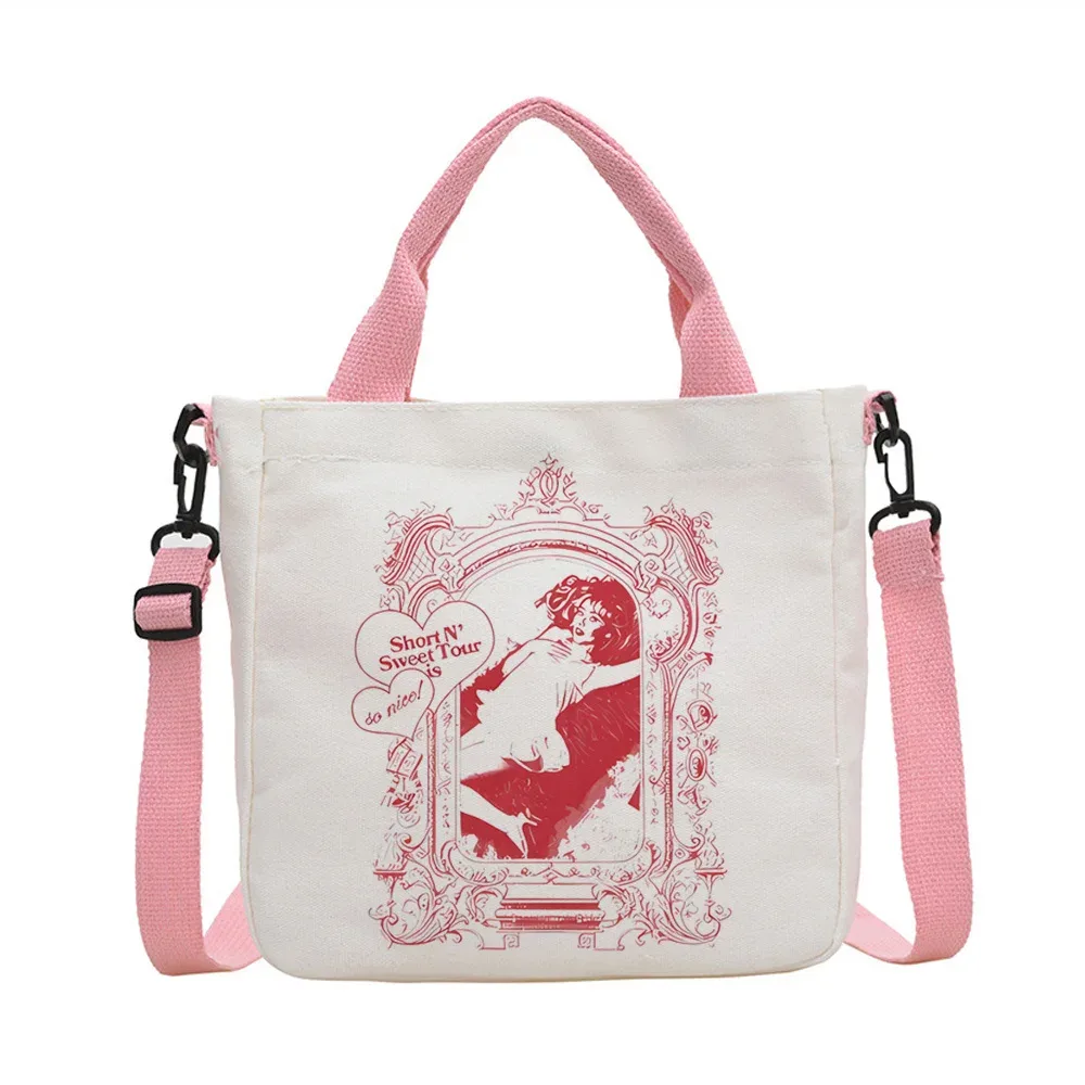 sac fourre-tout personnalisable sabrina carpenter, sacs en tissu pliables, sac de courses, sac à bandoulière pour femme