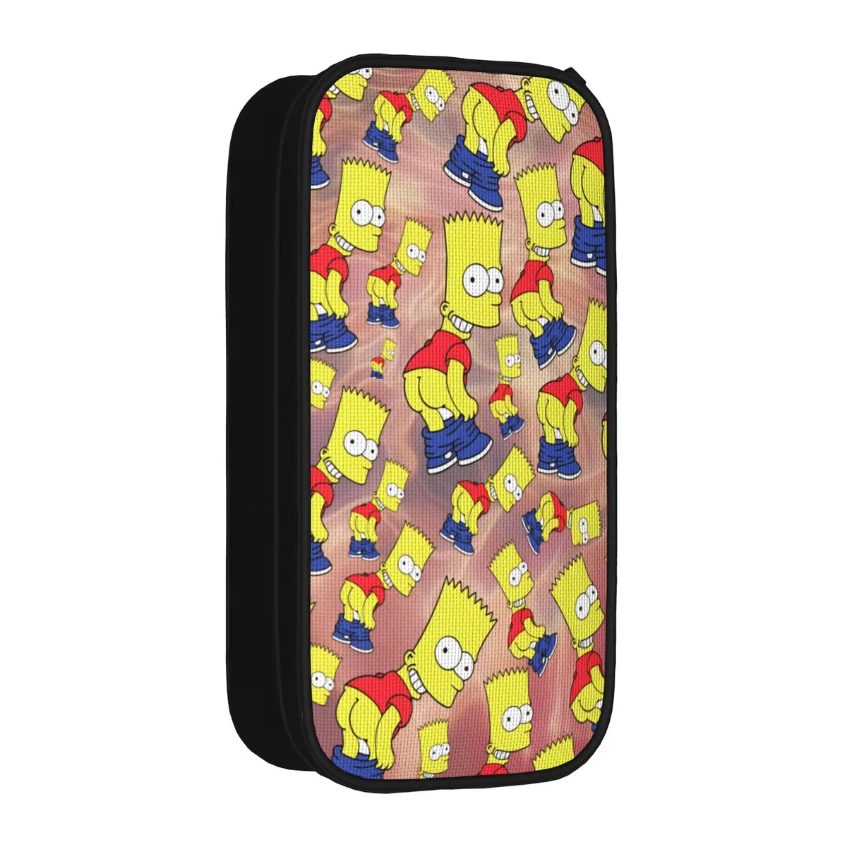 trousse à crayons cool, motif famille simpson, boîte à crayons amusante, trousse scolaire pour garçons et filles, fermeture éclair, papeterie scolaire graphique