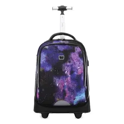 sacs à dos à roulettes pour adolescents, sacs à dos scolaires à roulettes pour filles, sacs à dos à port de charge usb, bagages à roulettes