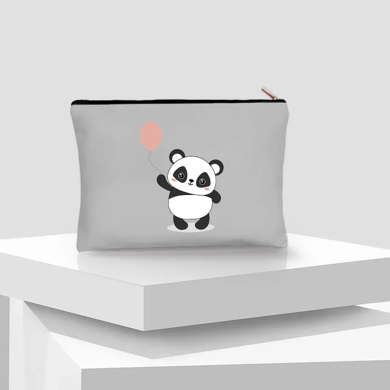 kawaii panda trousse à cosmétiques enfants voyage nécessité toilette sac à couches pochette de maquillage pour jolies filles anniversaire nouvel an cadeau