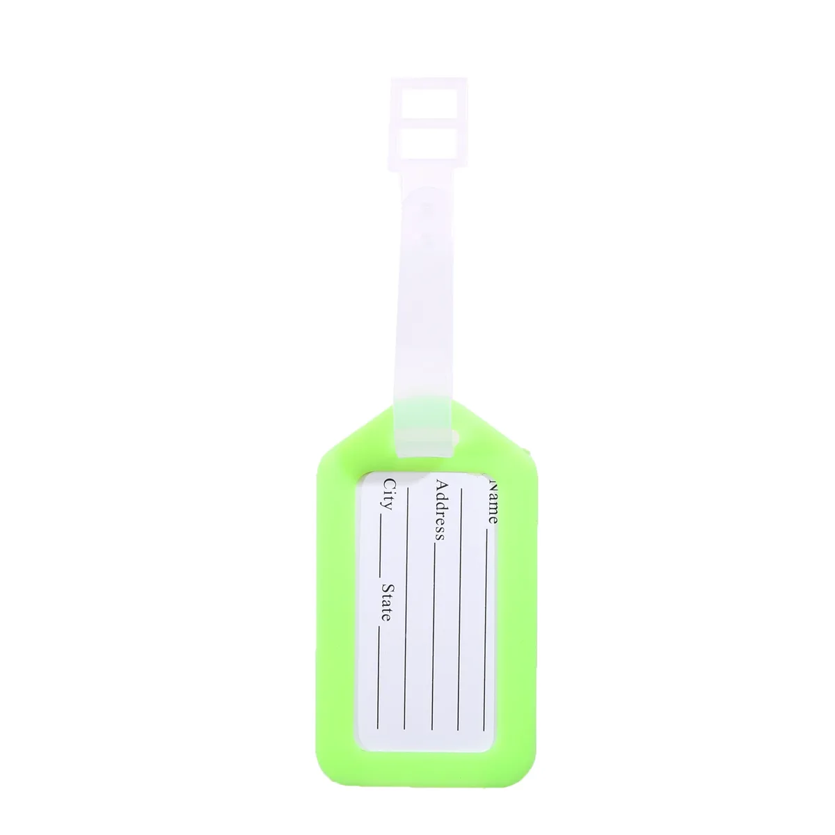 1-10 pièces étiquette de bagage embarquement expédition étiquettes de bagages en plastique accessoire de voyage femmes hommes valise id adresse nom titulaire sac étiquette