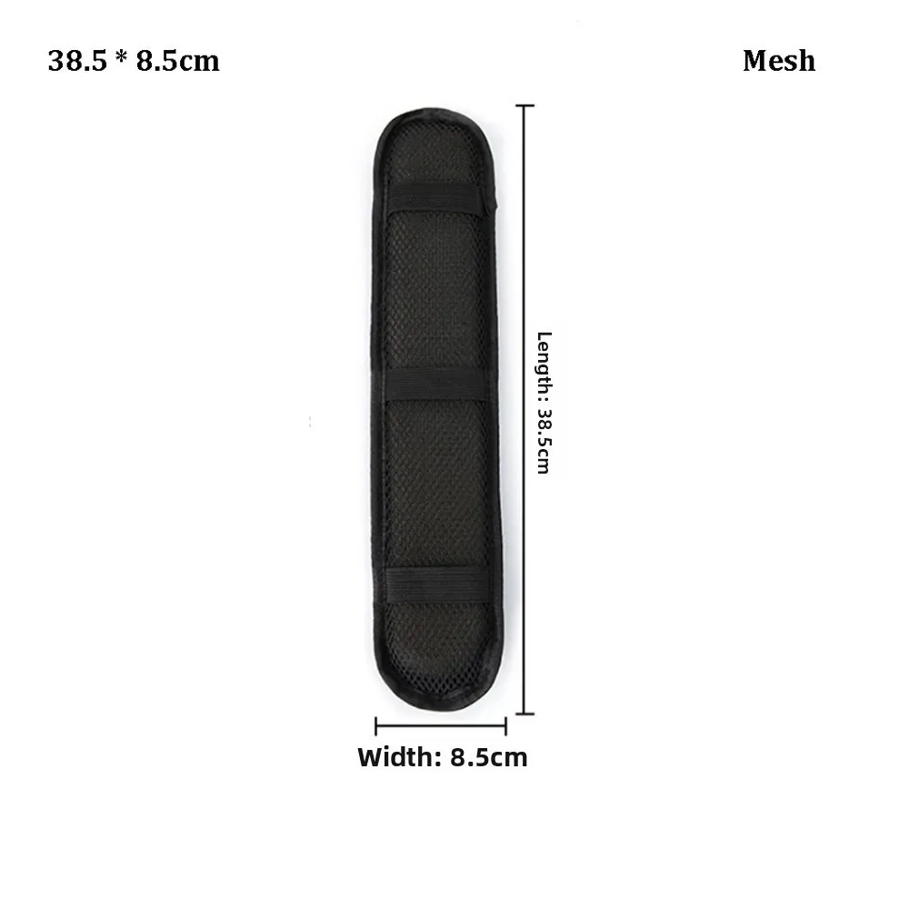 coussin de bandoulière détachable respirant de haute qualité pour sac à dos noir, accessoires de sac à bandoulière de décompression
