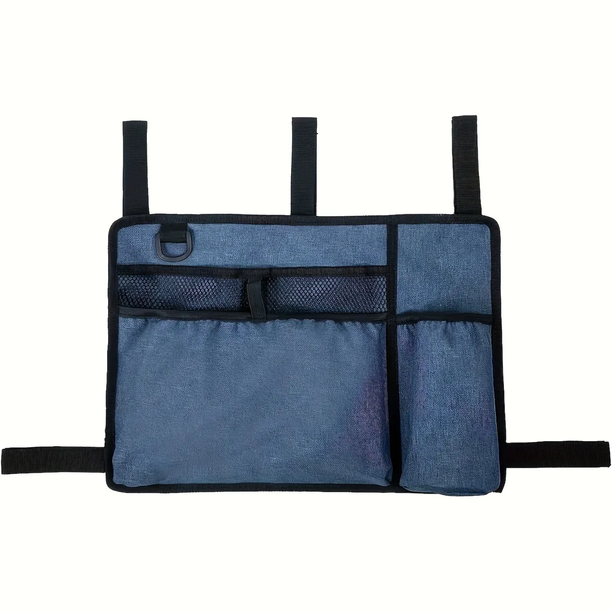 sac de rangement multi-poches en nylon imperméable : à suspendre latéralement pour déambulateurs/fauteuils roulants, rangement portable