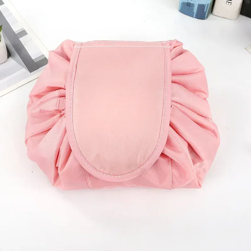 trousse de maquillage femme haute capacité cordon cosmétique rouge à lèvres sac de rangement organisateur portable multifonction voyage sac de lavage sac à main