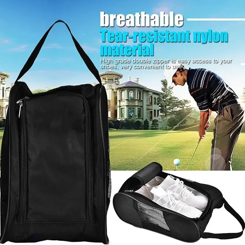Sac à chaussures imperméable en maille respirante, sac de rangement anti-poussière pour le basketball, le football, les sports de plein air, la salle de sport, les voyages