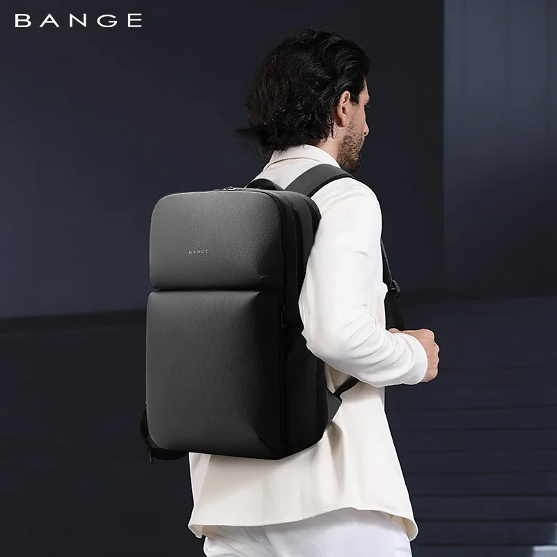 bange – sac à dos de voyage intelligent étanche, approuvé pour vol d'affaires, sac à dos de grande capacité pour ordinateur portable de 16 pouces pour hommes