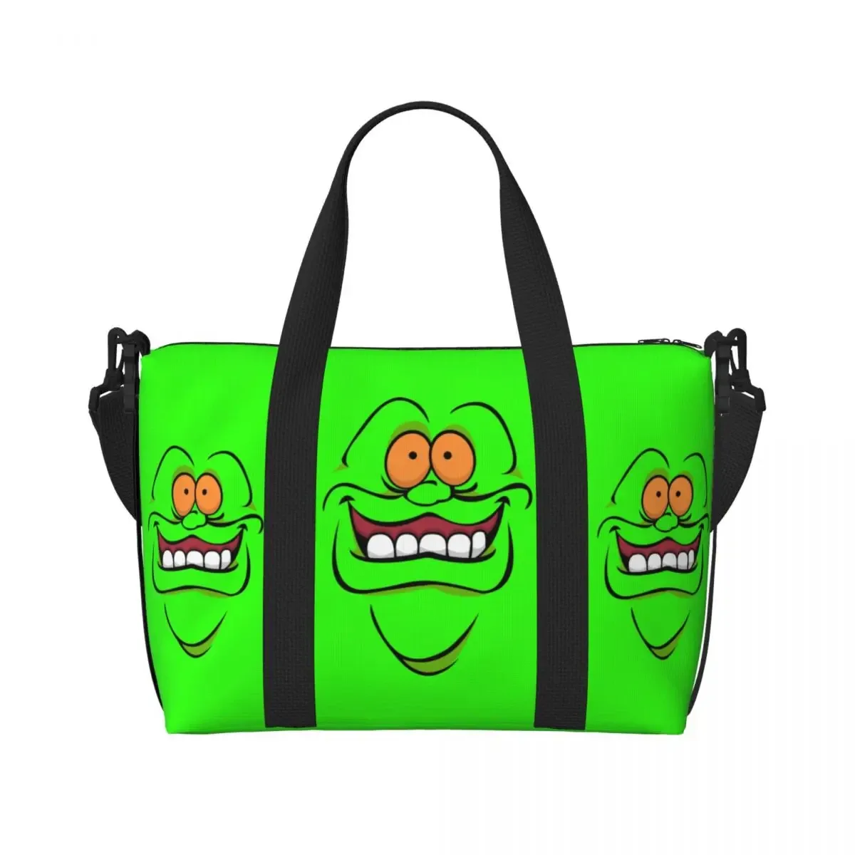 sac fourre-tout avec logo ghostbusters personnalisé pour femme, grande capacité, dessin animé, film de comédie, salle de sport, plage, sacs de voyage