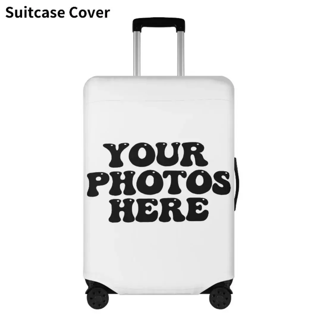 housses de bagages de voyage personnalisées, housses de bagages personnalisables, housses de protection pour bagages, ajoutez votre propre design, housses extensibles lavables