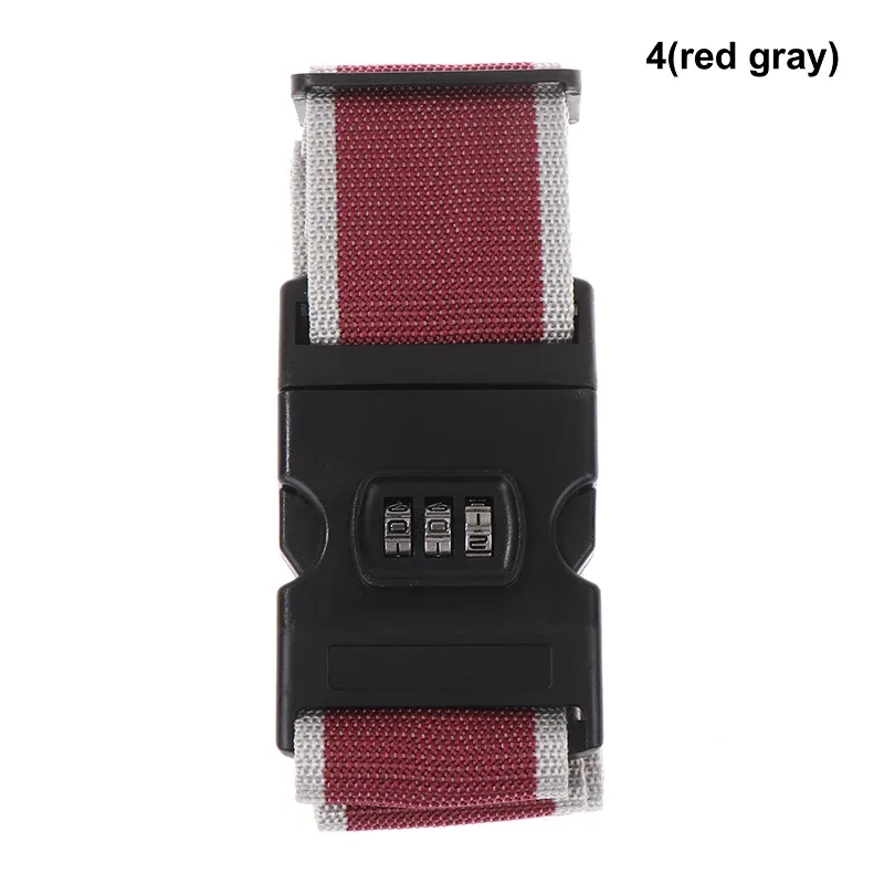 sangle d'emballage en nylon durable pour bagages de voyage, serrure sécurisée pour valise, ceinture, 1pc