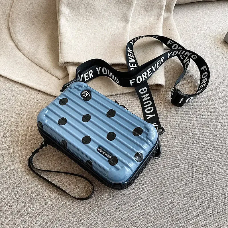nouvelle mini valise, trousse de maquillage portable pour femme, trousse de maquillage grande capacité, trousse de maquillage imperméable à bandoulière pour extérieur
