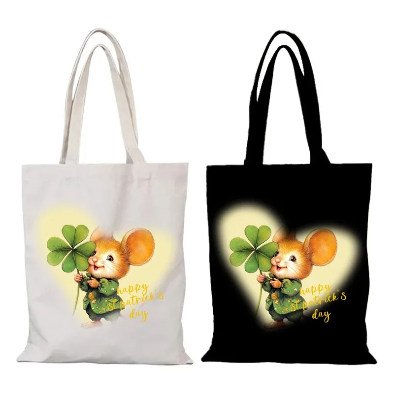 Sacs à main mignons pour femmes, sac de Shopping de dessin animé, fourre-tout écologique, tissu de plage, sac à bandoulière pliable, nouveau