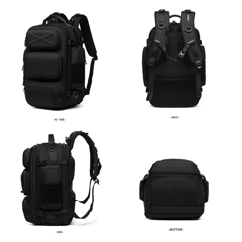 sac à dos de voyage pour hommes, sac d'école, sac à dos oxford avec compartiment pour chaussures, sac à dos pour ordinateur portable de 15.6 pouces, sacs à dos pour hommes