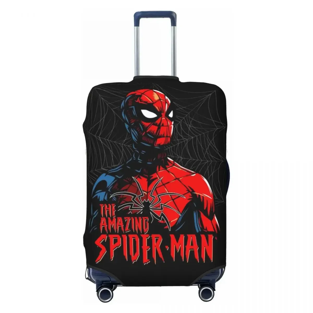 housse de valise durable et lavable, motif araignée, haute élasticité, convient aux bagages de 18 à 32 pouces, anti-poussière pour les voyages en avion et en voiture