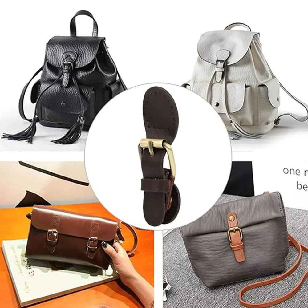 1 pièces sac boucle serrure peau de vache sac coudre sur fermeture à pression sac loquet avec bouton en alliage de fer pour sac à main sac à bandoulière sac à main bricolage fabrication