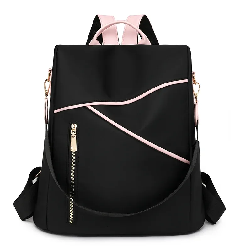 sac à dos antivol femme décontracté en nylon nouveau sac d'école 2025 mode grande capacité bandoulière sac à bandoulière mochila femenina