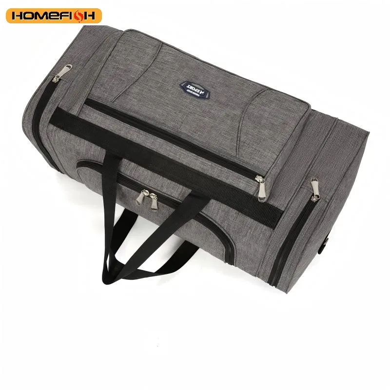 Sac de voyage imperméable en tissu Oxford grande capacité pour homme, sac de sport, sac de week-end, sac de voyage d'affaires