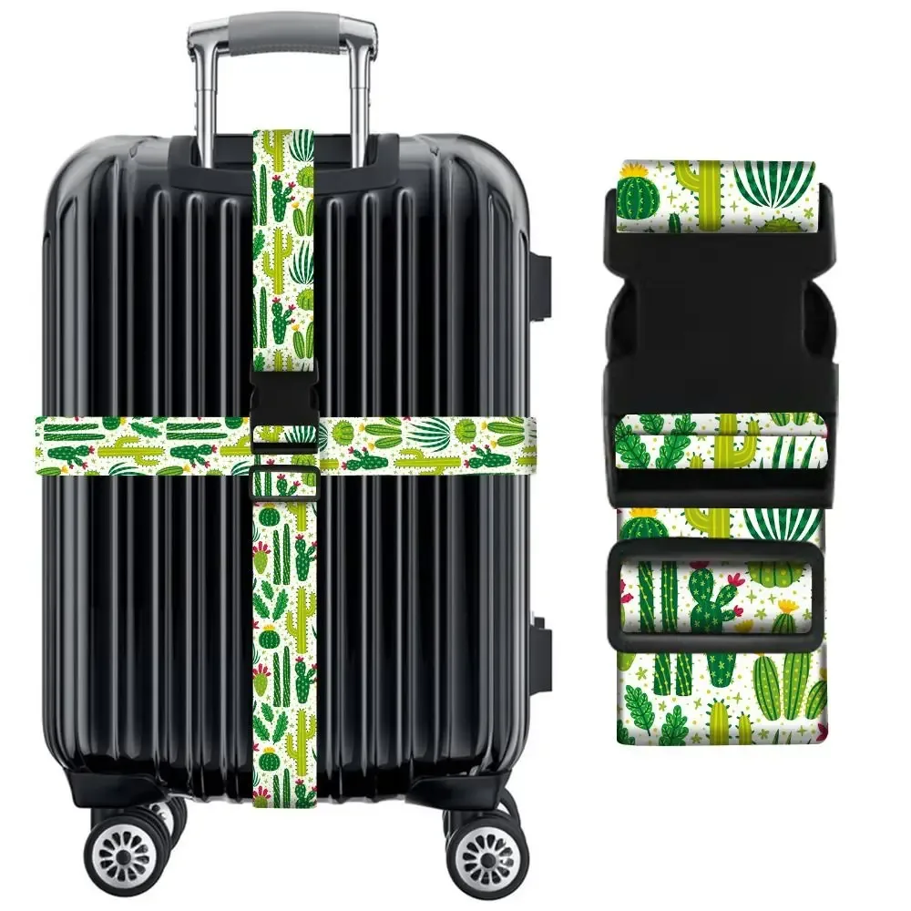 ceinture d'emballage de bagages, impression de mode, sangle de bagage, ceinture d'emballage réglable, sangle environnementcross, faisceau, ceinture d'emballage