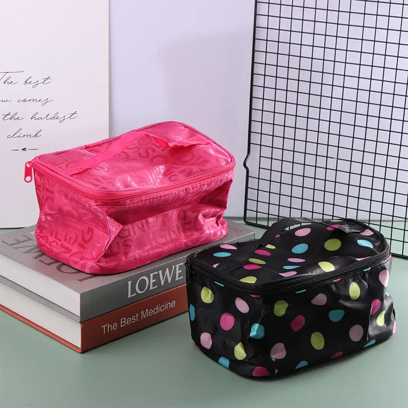 mallette de rangement portable pour cosmétiques pour femmes, sac de voyage pour poudres cosmétiques, trousse de toilette multifonction, grande capacité d'évaluation