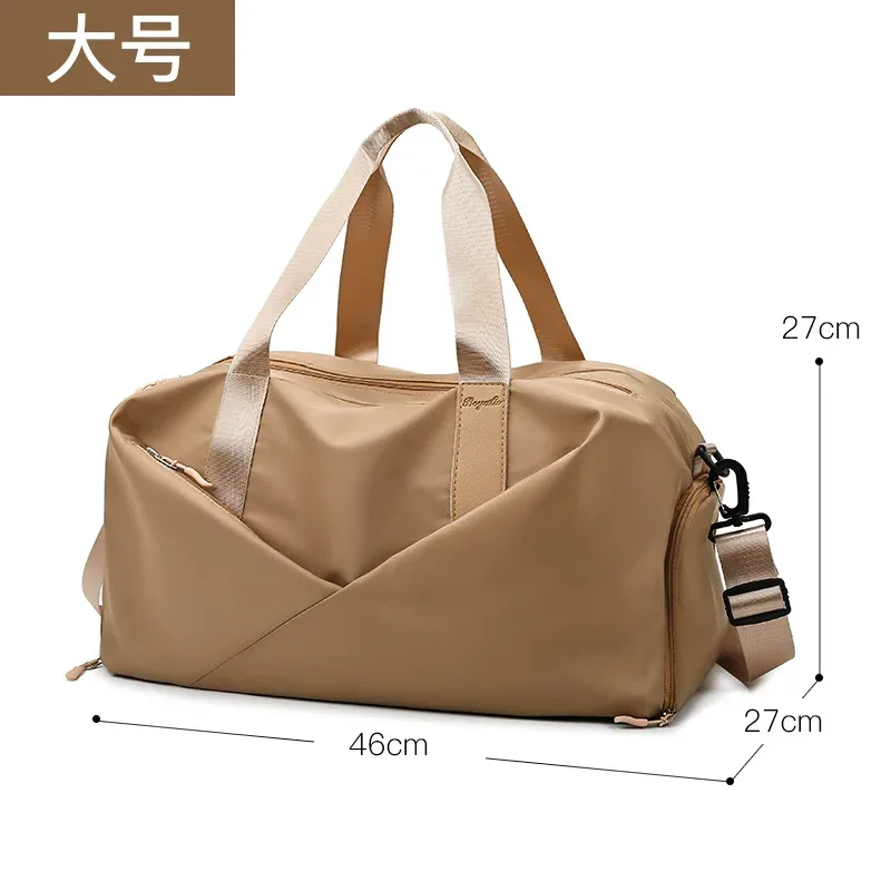 sac de sport personnalisé avec logo pour enfants, femmes, hommes – sac de voyage étanche pour vêtements secs et mouillés, sac à main, sac de natation, sac de week-end, sac d'entraînement de fitness – impression photo et nom
