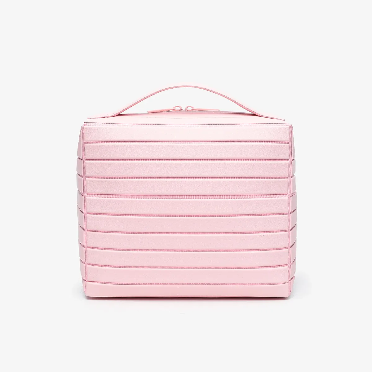 sac de rangement en pvc rayé grande capacité, trousse de toilette de voyage, organiseur de cosmétiques, pochette de maquillage portable pour femmes, sac à main de salle de bain