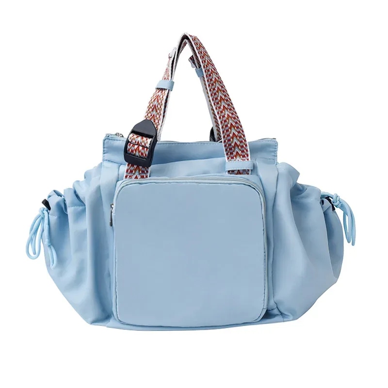 sac à dos imperméable résistant à l'usure, avec poches latérales à cordon de serrage, compartiment de rangement, sac d'extérieur