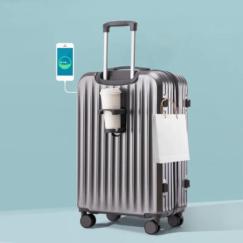 valise à roulettes compacte pour femme, 20/22/24 pouces, avec roues pivotantes, serrure à combinaison durable, idéale pour les étudiants