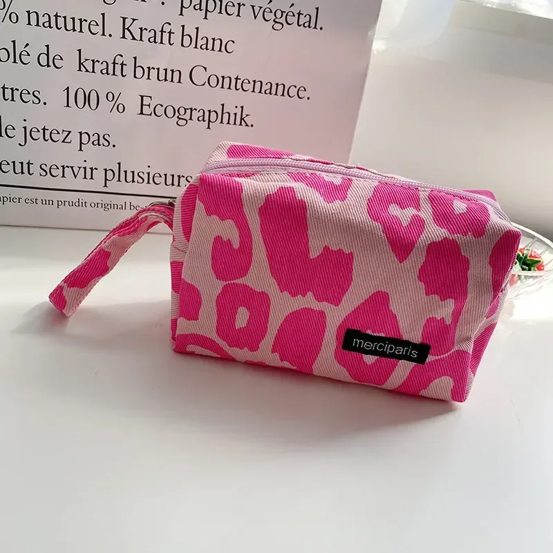 sac à cosmétiques en toile rétro pour femmes, trousse à crayons simple à carreaux pour filles, sac de rangement pour rouge à lèvres pour dames, petit portefeuille, sacs à main