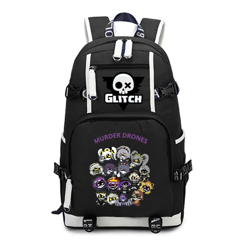 hot new murder drones sacs d'école adolescent grande capacité sac à dos pour ordinateur portable garçons filles étudiant livre sac mochila sac de voyage cadeau
