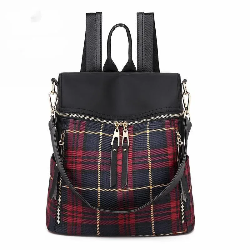 style rétro personnalité éléphant imprimé oxford tissu sac à dos femmes décontracté multi-fonctionnel sac style ethnique étudiant sacs cadeau