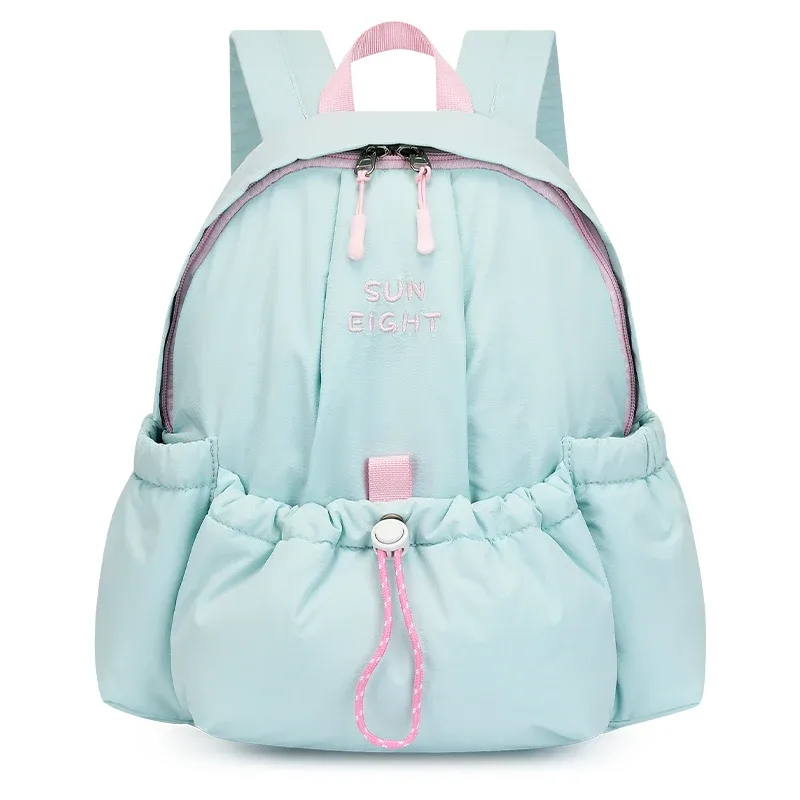 sun eight daily puff backpack sacs à dos souples de petite taille pour l'école, couleurs bonbon, 12 pouces