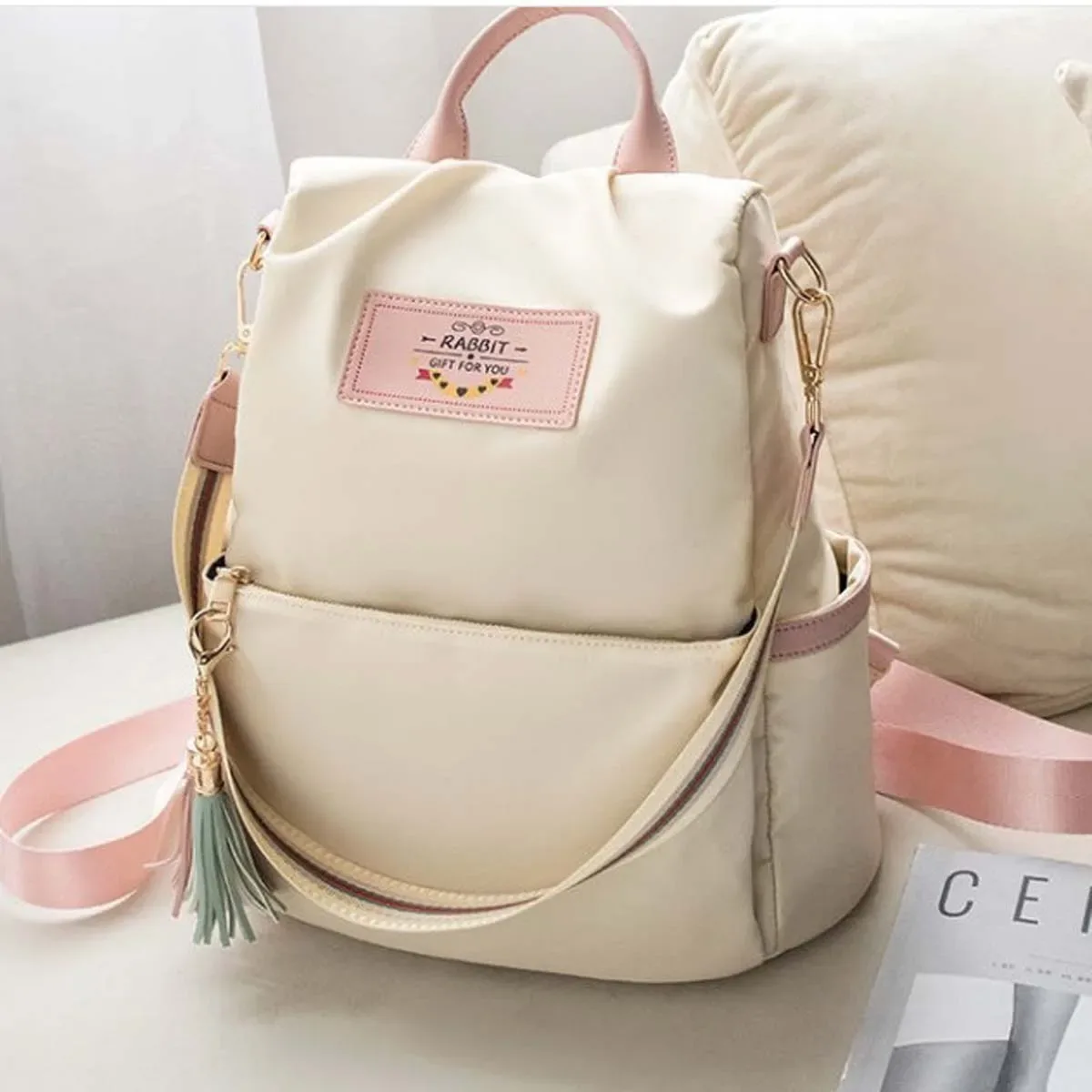 sac à dos en tissu oxford pour femmes, petit sac à dos super fire pour étudiantes, version coréenne, cartable de voyage de grande capacité