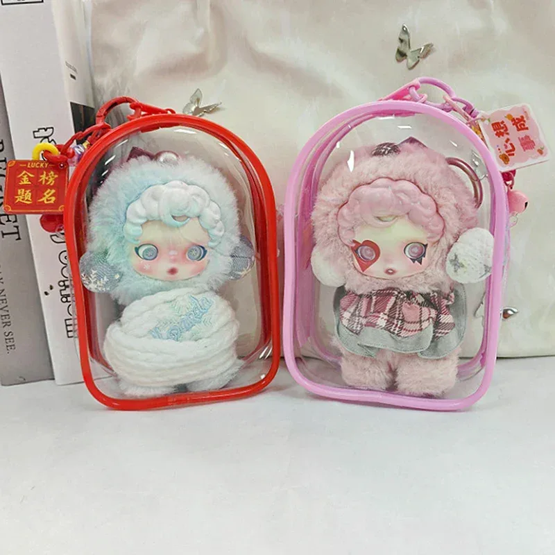 Housse de protection transparente anti-poussière pour vêtements de bébé, présentoir de rangement pour sac de marche de 15cm