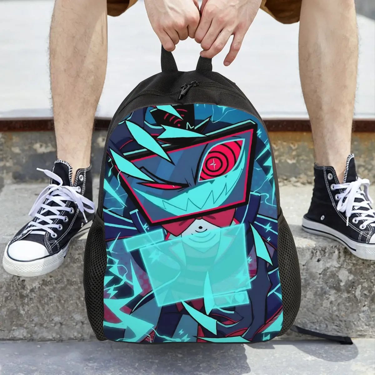 sac à dos vox hazbined hotels pour hommes et femmes, sac à dos décontracté pour le lycée, le travail, le quotidien, pour ordinateur portable, en toile, cadeau