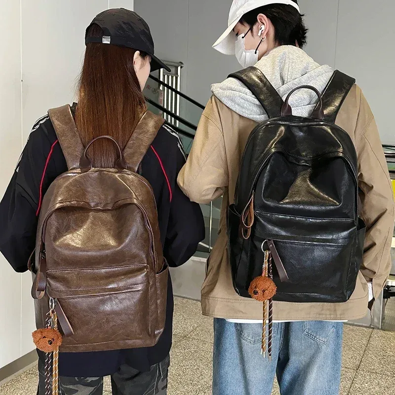 haute qualité femmes homme sac à dos en cuir pu hommes sacs à dos fille luxe concepteur sac à dos pochette d'ordinateur grande capacité sacs de voyage
