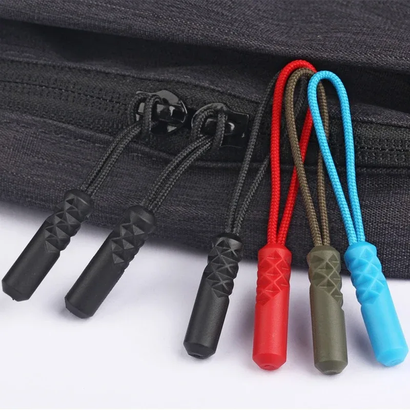 extracteur de traction de fermeture éclair, clip de remplacement d'étiquette de corde, fixateur de boucle cassée, languette de cordon de fermeture éclair, sac de voyage, valise, tente, sac à dos-10/20 pièces