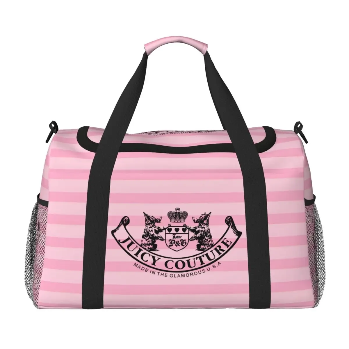 j-juicy-c-couture sac de voyage unisexe, sac à bandoulière, sac de cabine, sac fourre-tout grande capacité, sac de week-end, sac de sport