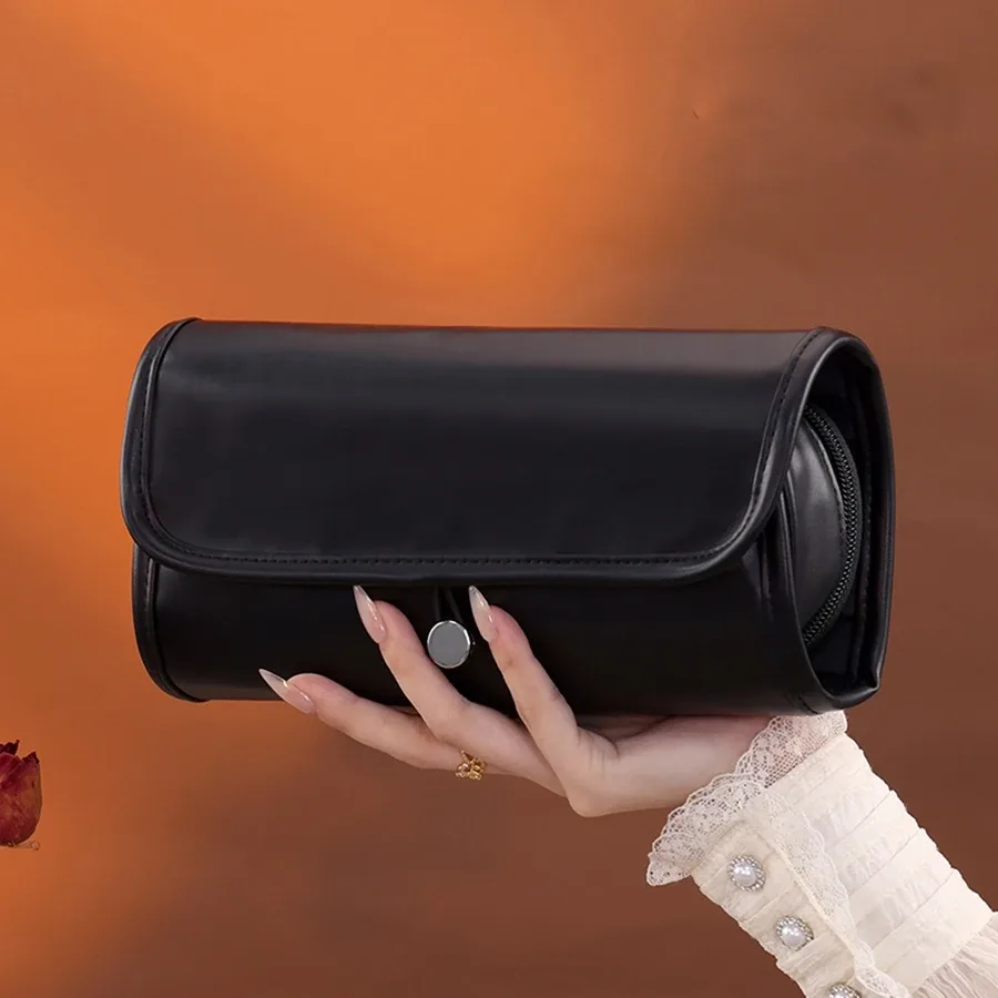 grande trousse de maquillage multifonctionnelle, trousse de maquillage de voyage pour femmes, trousse de maquillage pliable portable tendance